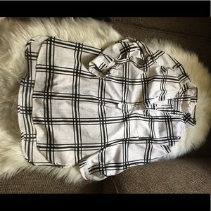 Long geometric pattern shirt